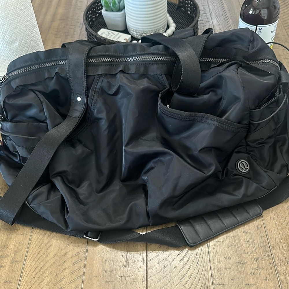 Black Lululemon Duffel Bag